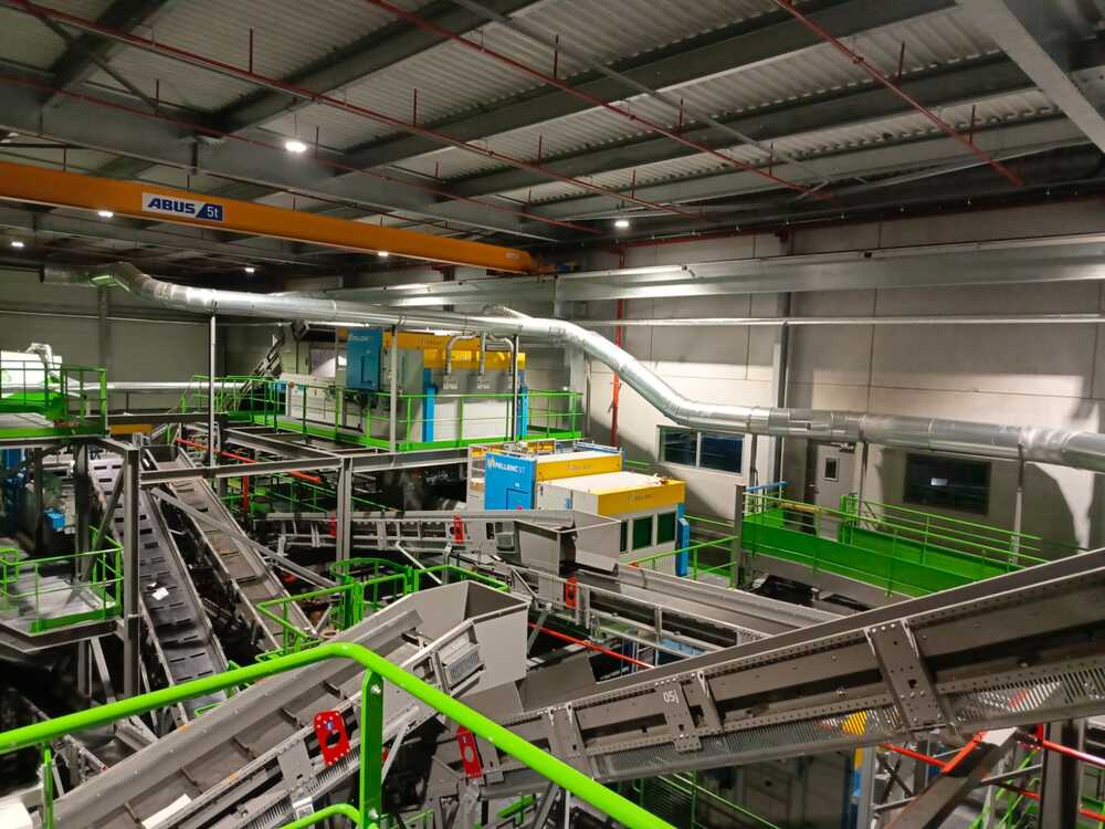 Montáž třídící linky