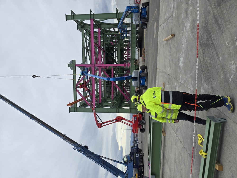 Montáž ocelových konstrukcí fáze I