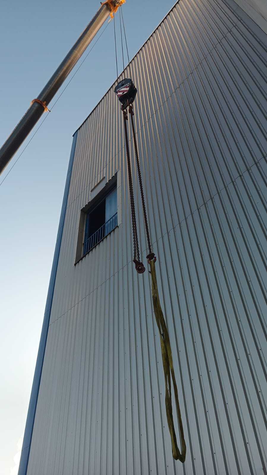 Demontáž a montáž řetězového dopravníku