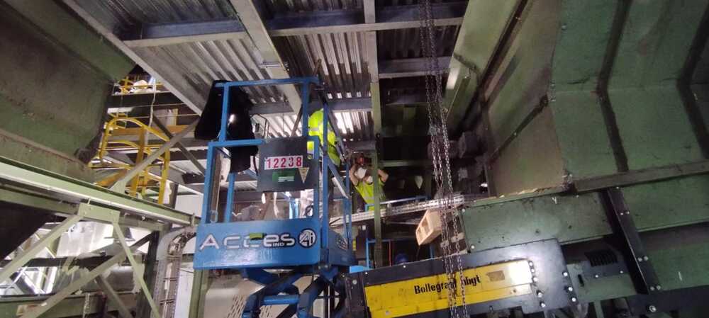 Modernizace třídicí linky ve Francii