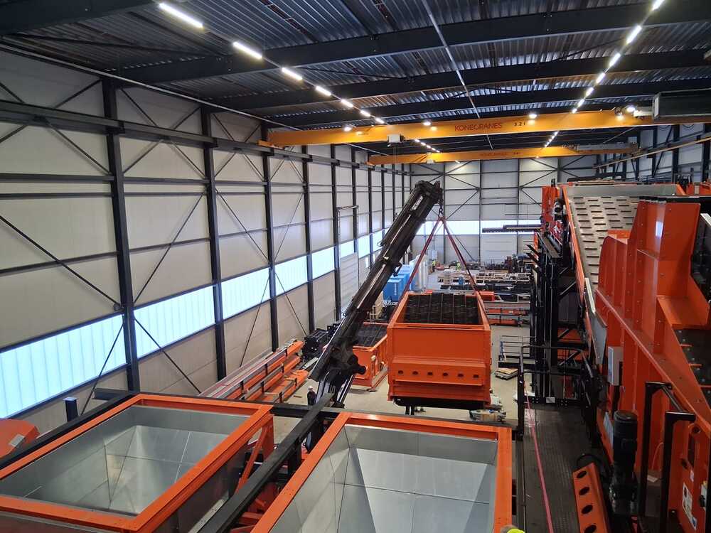 Montáž třídící linky na plastový odpad