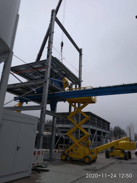 Instalace nové montážní haly, včetně technologie pro výrobu betonu, Pemat - DE